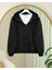 Unisex Kapşonlu Sweatshirt 2 Iplik Şardonlu, Fermuarlı, Cepli 1