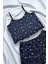 Yıldız Desenli Lacivert Şortlu Pijama Takımı 3