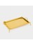 Manor Gold Büyük Kulplu Dikdörtgen Sunumluk / Servis Tabağı (32X22 Cm) TPSE914 2
