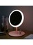 Oval Şarjlı LED Işıklı Makyaj Aynası Dokunmatik LED Makyaj Ayna 90°ayarlanabilir 3 Modlu USB Şarjlı 4