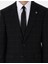 Erkek Siyah Slim Fit Ekose Yünlü Takım Elbise 50291964-VR046 7