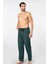 Erkek Dokuma Pijama Tek Alt 2240/YEŞIL 2 1
