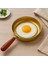 Ahşap Saplı Gold Paslanmaz Çelik Sos Yumurta Tavası 16 cm 2