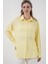 Kadın Bdart Basic Düğmeli Gömlek Kehribar Sarısı 4