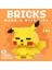 Pikachu 3D Yapboz Figürü (224PARÇA) | Nano Blok Koleksiyon Seti | Mini Bricks Hobi Oyuncak 2