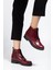 165-225 Bordo Yanki Bağcıklı Fermuarlı Günlük Kadın Bot 2