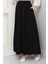 Siyah Ince Fitilli Kadife Kadın Etek Beli Lastikli 38 40 42 44 46 48 Bedenlere Uyumludur. 2