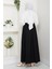 Siyah Ince Fitilli Kadife Kadın Etek Beli Lastikli 38 40 42 44 46 48 Bedenlere Uyumludur. 5