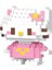 Hello Kitty Pembe Elbise 3D Yapboz Figürü (146 Parça) | Nano Blok Mini Bricks Seti Koleksiyon 1