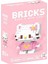 Hello Kitty Pembe Elbise 3D Yapboz Figürü (146 Parça) | Nano Blok Mini Bricks Seti Koleksiyon 2