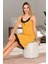 Lady Dantel Detaylı Sarı Gecelik 1