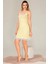 Lady Dantel Detaylı Açık Sarı Gecelik 1