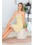 Lady Dantel Detaylı Açık Sarı Gecelik 2