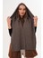 Kapüşon Detaylı Örgü Şal | Hooded Scarf Trendi 3