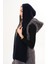 Kapüşon Detaylı Örgü Şal | Hooded Scarf Trendi 1