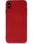iPhone x Kılıf Nano Içi Kadife Silikon - Kırmızı 1