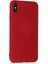 iPhone x Kılıf Nano Içi Kadife Silikon - Kırmızı 3