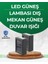 Şeffaf Abajurlu Duvar Tipi Solar Işık 1