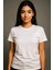 Kadın T-Shirt Soft Doku Pamuk Kumaş Basic 1