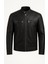 Delpino Slim Fit Erkek Suni Deri Ceket - 7452 1