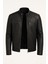 Delpino Slim Fit Erkek Suni Deri Ceket - 7452 2