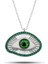 Hk Gümüş Kadın Kolye Zümrüt Göz Koruyucu |Gümüş Takı Hediyelik Ürünler 1