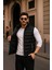 Erkek Kışlık Premium Basic Astarlı Siyah Şişme Yelek 3
