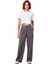 Kadın Geniş Paça Yüksek Bel Dokuma Pantolon Fonksiyonel Dayanıklı Kaliteli Konforlu Modern 1