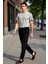 Erkek Slim Fit Kumaş Pantolon Günlük Kullanım Fonksiyonel Dayanıklı Kaliteli Konforlu Spor 4