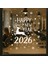 Happy New Year Geyik ve 2026 Yılbaşı Süslemeleri Yeni Yıl Vitrin,cam,duvar Sticker 3