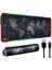 80X30 Rgb Dünya Desenli Speed Yüzey Mouse Pad LED Işıklı Gaming Mouseped 80X30 6