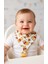 Emzik Tutucu Mama Önlüğü - Winnie The Pooh Desenli %100 Pamuk Kumaş Emzik Askısı 5