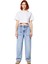 Kadın Açık Cep Detaylı Bol Kesim Denim Pantolon Fonksiyonel Dayanıklı Kaliteli Konforlu Şık 1