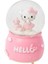 Mega Boy Hello Kitty Işıklı Renkli 3D Cam Kar Küresi Müzikli Kar Efektli Püskürtmeli Hediyelik 1