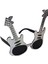 Gümüş Renk Gitar Şekilli Parti Gözlüğü 1