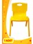 Anaokulu Kreş Çocuk Sandalyesi Sarı 1.kalite Kırılmaz Plastik 1 (Bir) Adet 1
