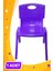 Anaokulu Kreş Çocuk Sandalyesi Mor 1.kalite Kırılmaz Plastik 1 (Bir) Adet 1