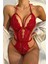 Şık Kırmızı Dantelli Babydoll Gecelik TM1302 1