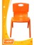 Anaokulu Kreş Çocuk Sandalyesi Turuncu 1.kalite Kırılmaz Plastik 1 (Bir) Adet 1
