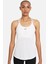 Dri-Fit Training One Elastika Women's Tank Top Kadın Spor Atlet Beyaz 1