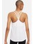 Dri-Fit Training One Elastika Women's Tank Top Kadın Spor Atlet Beyaz 2