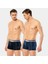 Erkek 2\'li Baskılı Boxer 1