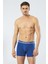 Erkek 3'lü Boxer 1338/LACIVERT-İNDIGO-SAKS 1338/LACIVERT-İNDIGO-SAKS 5