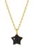 14 Ayar Siyah Taşlı Yıldız Altın Kolye 2