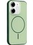 Apple iPhone 11 Neva Magsafe Kapak - Koyu Yeşil 3