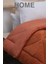 Home Bambu Premium Kiremit Renk %100 Pamuk Kumaş Silikon Dolgulu Yorgan 155X215 cm 2
