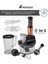 Sebze, Et ve Meyve Dilimle Doğra Karıştır Rendele Çırp Smoothie Yap 6 Bıçaklı 2500W Yüksek Güçlü Premium Mutfak Robotu & Blendır Inox 1