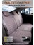 Opel Vectra C Deri Detaylı Oto Koltuk Kılıfı Ön Arka Set Karbon Serisi Füme Scr 2