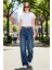 Kadın Geniş Paça Comfort Denim Pantolon Fonksiyonel Dayanıklı Kaliteli Konforlu Estetik Şık 3