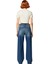Kadın Yüksek Bel Wide Leg Denim Pantolon Fonksiyonel Dayanıklı Kaliteli Konforlu Estetik Şık 5